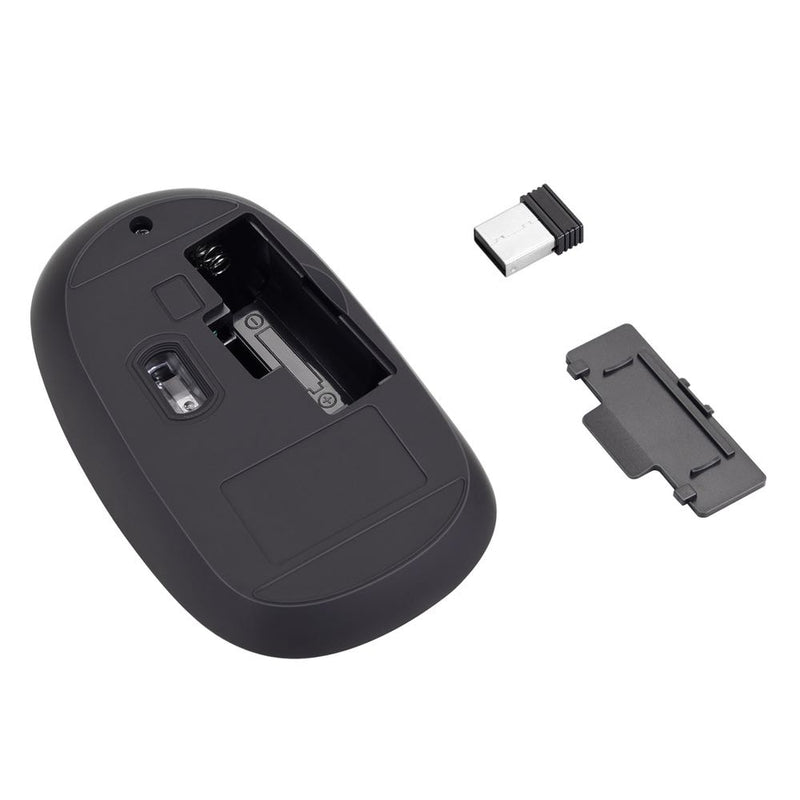 Bonelk M-257 Wireless Round Scroll 4D Mouse, 800-1600 DPI
