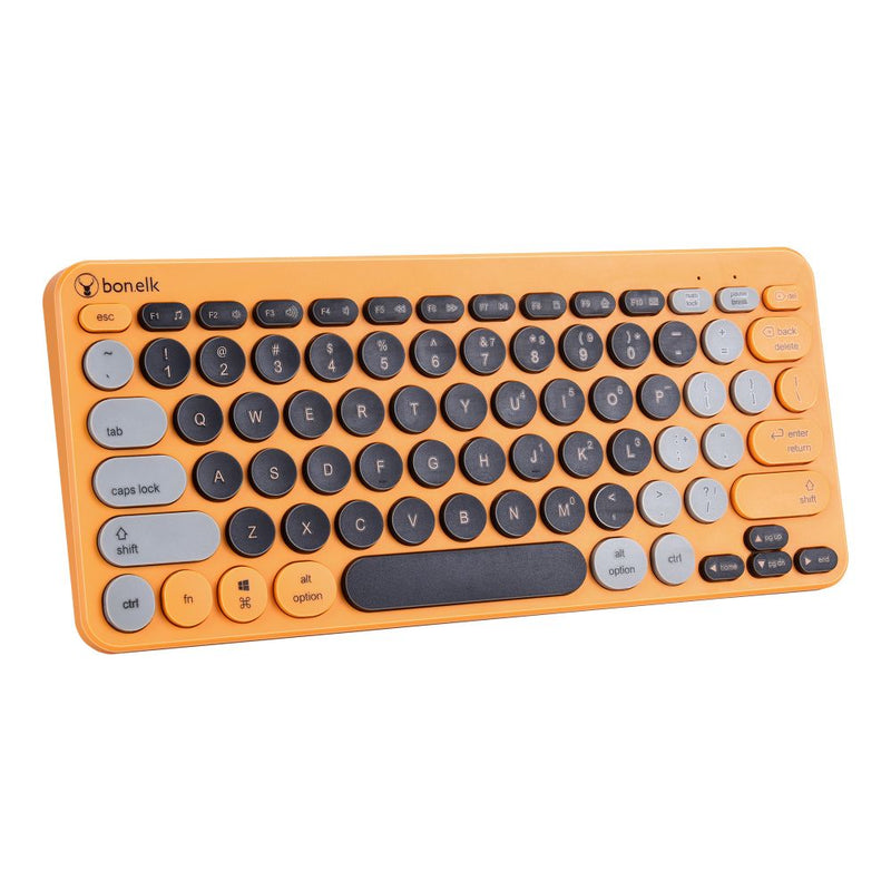 Bonelk Wireless Keyboard and Mouse Combo, Compact, KM-383 Orange