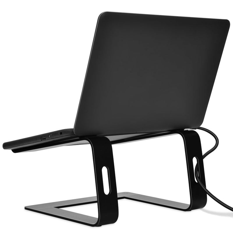 Bonelk Elevate Stance Aluminium Riser Laptop Stand Black