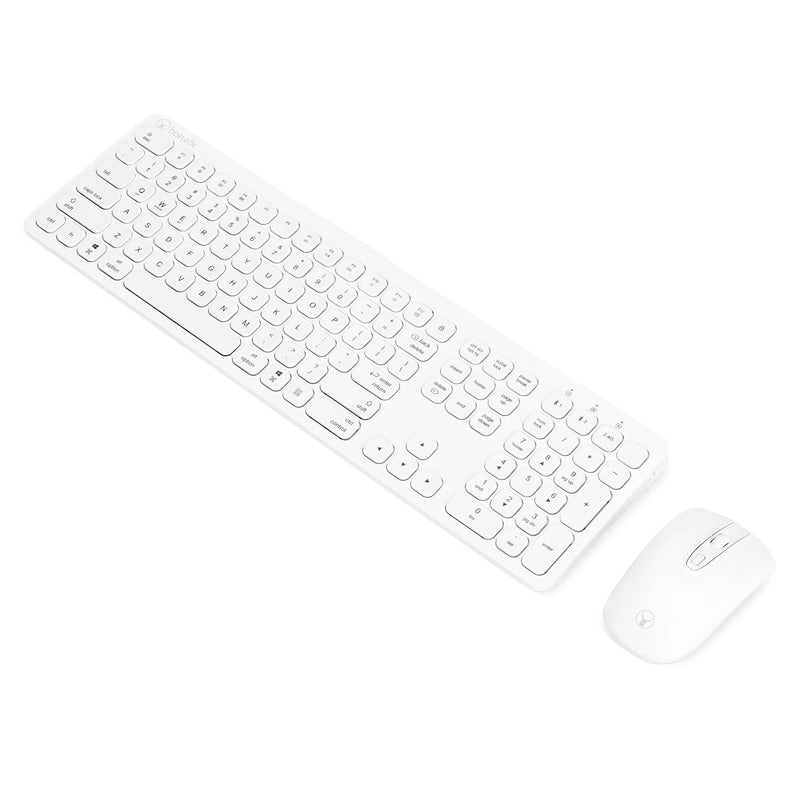 Bonelk KM-447 Slim Wireless Keyboard and Mouse Combo (Mac/Win/iOS/Android)