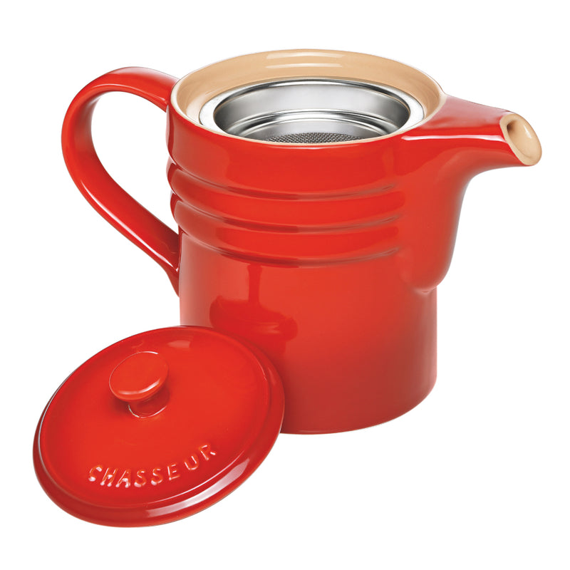 Chasseur Oil Dripping Jug with Strainer (Red)