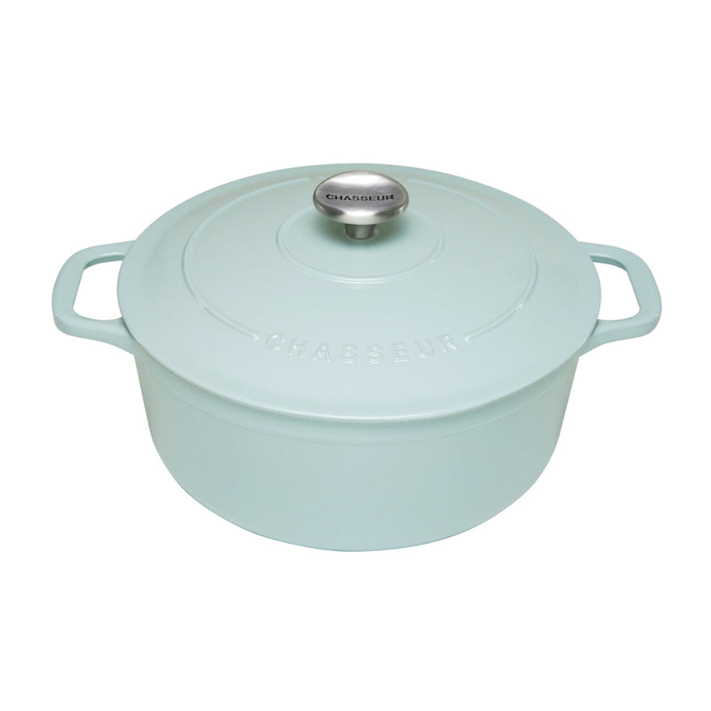 Chasseur Round French Oven 24cm/4L (Duck Egg Blue)