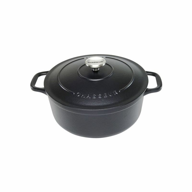 Chasseur Round French Oven 28cm/6.1L (Matte Black)
