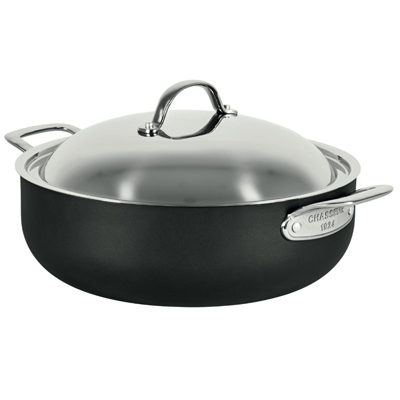 Chasseur Hard Anodised 30cm Chef Pan with 2 Side Handles