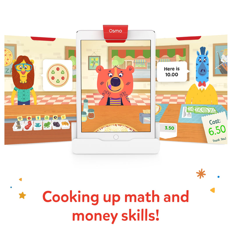 Osmo Pizza Co. Starter Kit for iPad for Ages 5-12 (Osmo Base included)