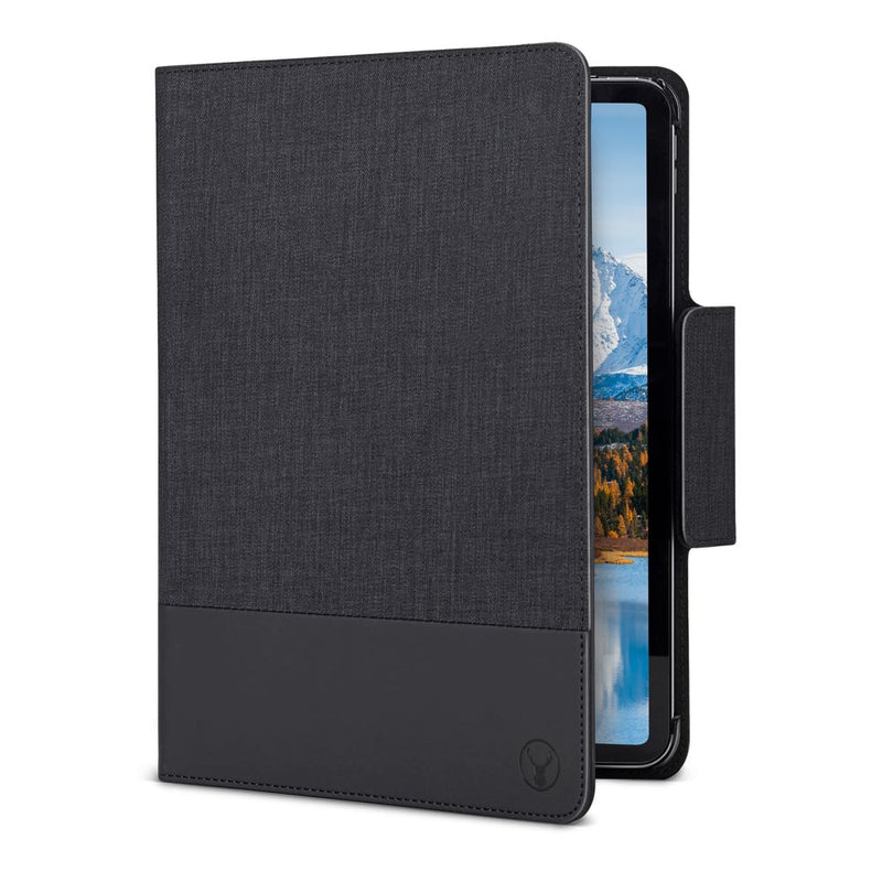 Bonelk Smart Fabric Folio for 11 inch iPad Pro 2/3/4th Gen (Black/Blue)