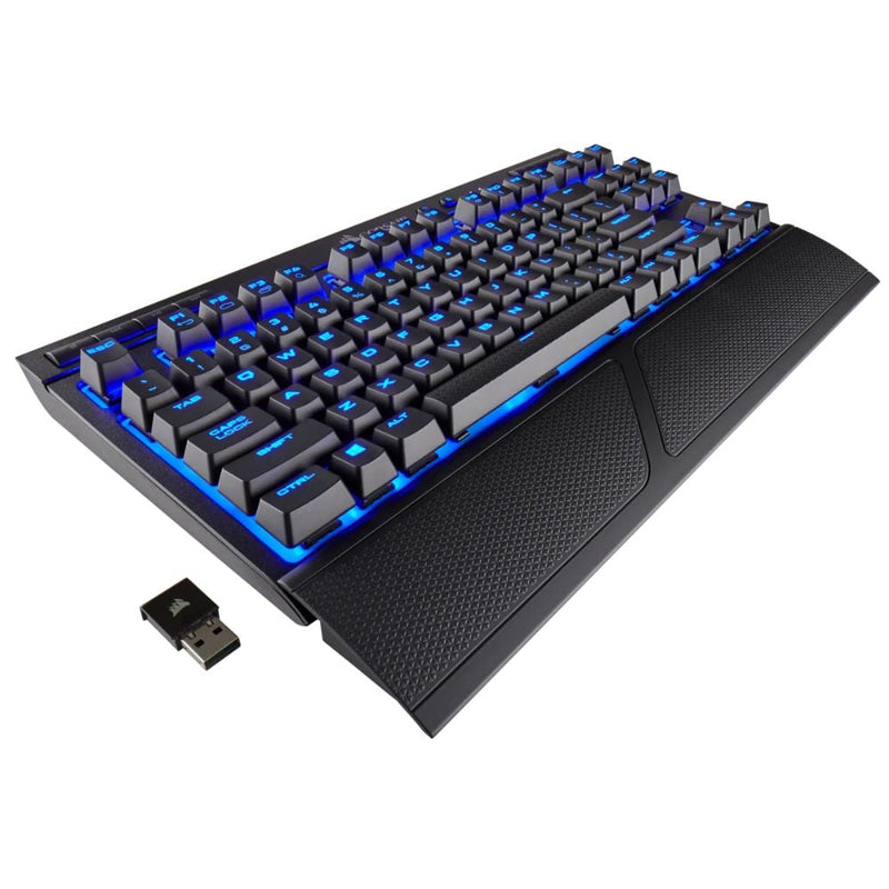 Corsair K63 Wireless Mechanical Blue LED Gaming Keyboard - Cherry MX Red Switch