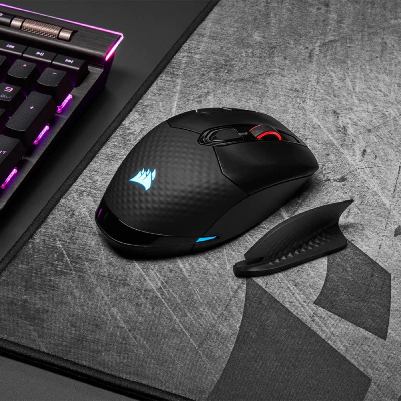 Corsair Dark Core Pro RGB Se 18000 Dpi, Optical Wired / Wireless Gaming Mouse with Qi Wireless Charging (Black)