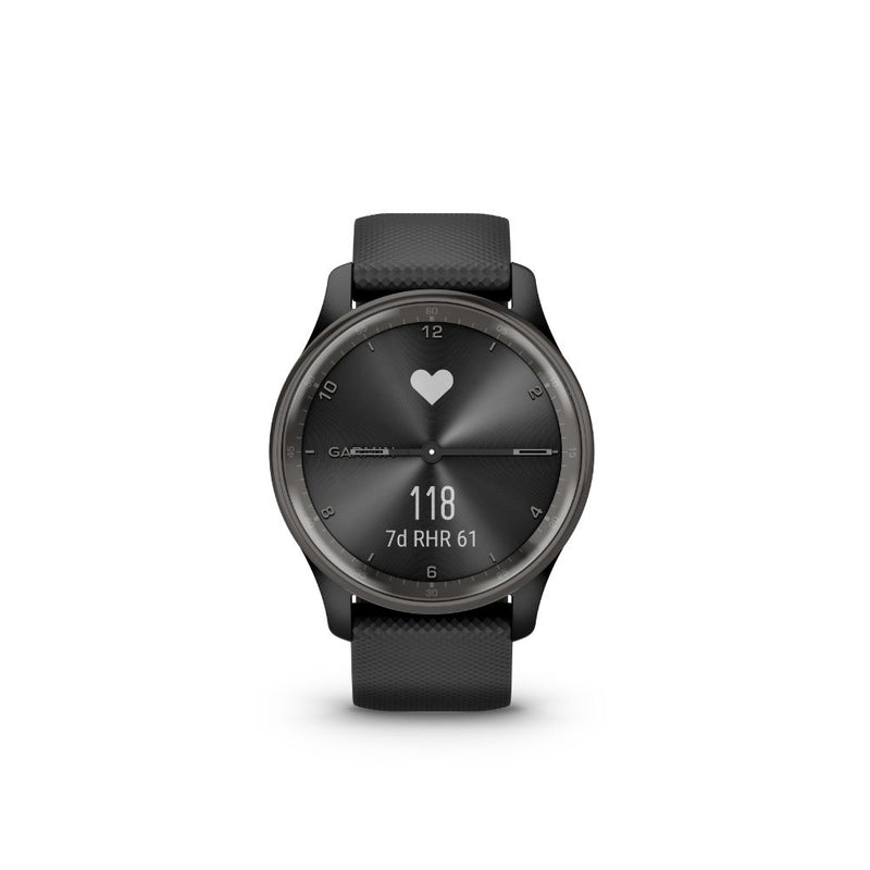 Garmin vivomove Trend (Slate SS with Black Case and Band)