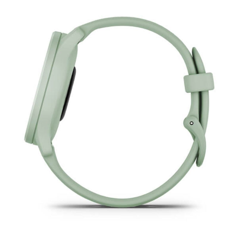 Garmin Vivomove Sport (Cool Mint Case and Silicone Band with Silver Accents)